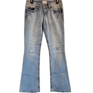 Y2K Aeropostale Hailey Flare Low Rise Denim Jeans Pants